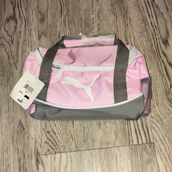 pink puma duffle bag